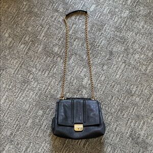 Kate Spade Purse | Black | Gold Chain Handle Adjustable